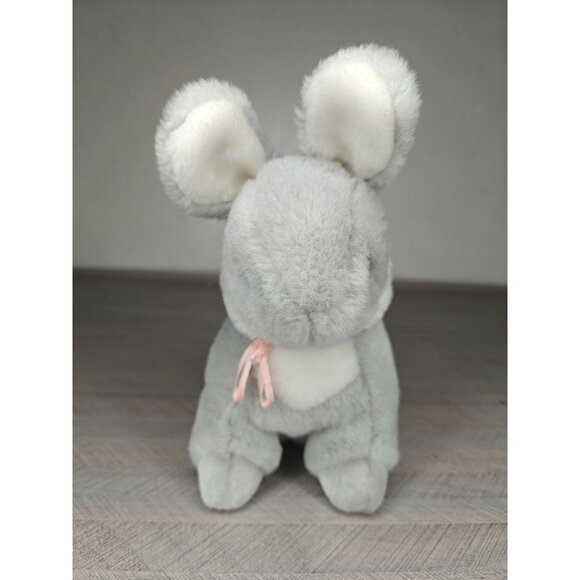 Vintage Gund 1988 Plush Grey Bunny Rabbit Stuffed Animal Toy Korea - Picture 2 of 9